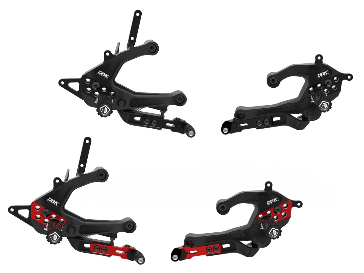 DBK Special Parts (Ducabike) Adjustable Rearsets for the Ducati Panigale V2 (2025+) DBK Special Parts (Ducabike) Adjustable Rearsets for the Ducati Panigale V2 (2025+)